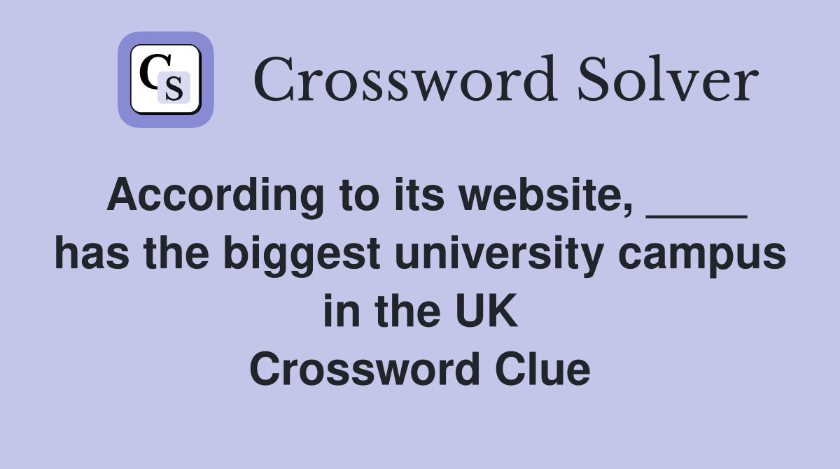 education level in uk crossword clue